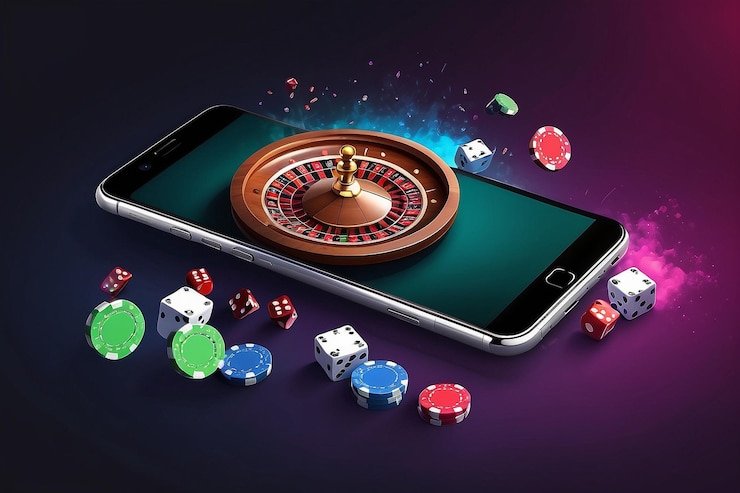 Tampilan virtual entertainment yang menawarkan pengalaman game digital dan hiburan interaktif online